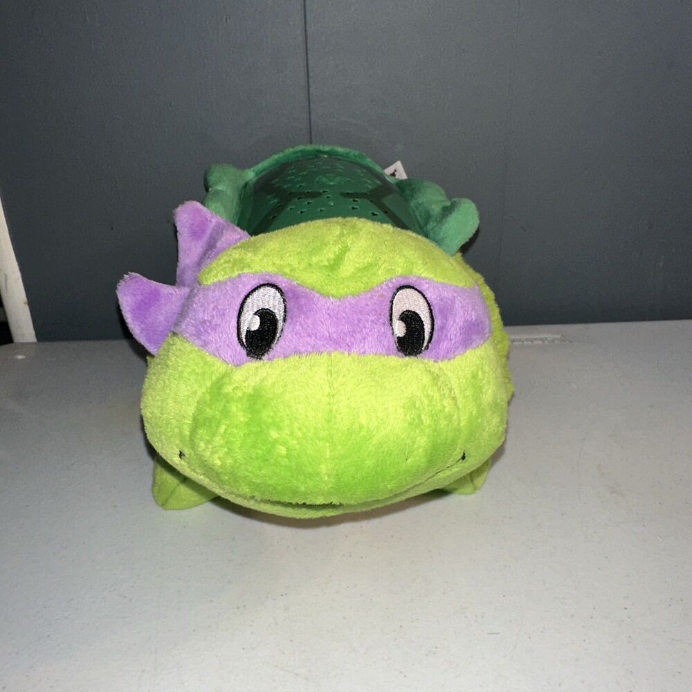 Pillow Pets Dream Lites TMNT Donatello Night Light Plush Tested & Working LNC